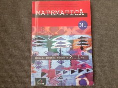 SOLOMON MARCUS COSTEL CHITES MATEMATICA MANUAL PENTRU CLASA A XII A M1
