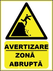 Placuta pentru zona abrupta foto