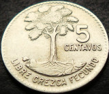 Cumpara ieftin Moneda exotica 5 CENTAVOS - GUATEMALA, anul 1967 *cod 5240, America Centrala si de Sud