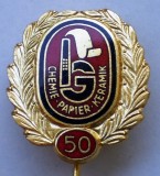 I.130 INSIGNA STICKPIN GERMANIA INDUSTRIE IG CHEMIE PAPIER KERAMIK CPK 50