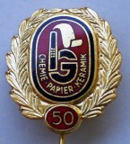 I.130 INSIGNA STICKPIN GERMANIA INDUSTRIE IG CHEMIE PAPIER KERAMIK CPK 50, Europa