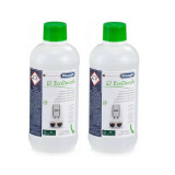 Set 2 flacoane solutie decalcifiere EcoDecalk pentru DeLonghi, 2 x 500 ml, DLSC500, 5513296041