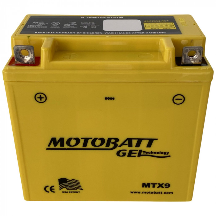 Baterie Moto Motobatt 9Ah 125A 12V MTX9