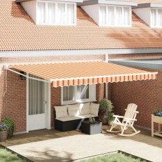 Cortina Retractabilă Galben, portocaliu 450 &times; 300 cm țesătură