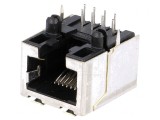 Soclu RJ45 8P8C pentru PCB THT