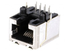 Soclu RJ45 8P8C pentru PCB THT