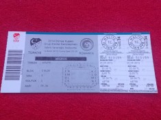 Bilet meci fotbal TURCIA - ROMANIA (12.10.2012)