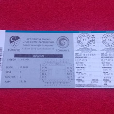 Bilet meci fotbal TURCIA - ROMANIA (12.10.2012)