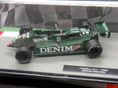 Macheta Formula 1 Tyrrell 011 Michele Alboreto 1982 Altaya 1:43