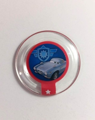Disney Infinity 1.0 Power disc - CHROME armor shield foto