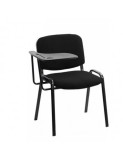 Scaun Conferinta cu Masuta Rabatabila HRC 606, Stofa, Cadru Metalic, Ergonomic, Sarcina Max 120 kg