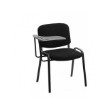 Scaun conferinta cu masuta rabatabila HRC 606, ergonomic, stofa, cadru metalic, 120 kg