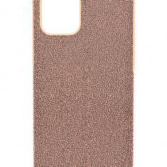 Swarovski Husă pentru telefon iPhone 12/12 PRO culoarea roz