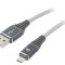 Cablu USB 2.0 A la Micro B aurit 2m