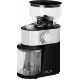 Rasnita de cafea ECG KM 1412 Aromatico, 200 W, 240 g, 18 grade macinare, Negru/Gri