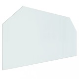Cumpara ieftin Placa de sticla pentru semineu, hexagonala, 120x60 cm