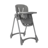 Scaun de masa, Lorelli Tummy Time, reglabil multiple pozitii, roti din silicon, Grey