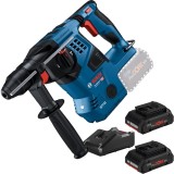 Bosch GBH 18V-28 C + ProCORE + GAL 18V-40 - Rotopercutor SDS-Plus 3.3 J + Set 2 acumulatori si incarcator Li-Ion 18 V 4 Ah