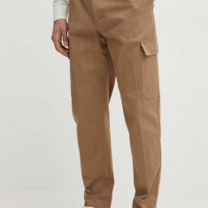 BOSS pantaloni barbati, culoarea bej, cu fason cargo, 50519126
