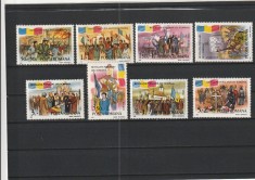 ROMANIA 1990 LP 1242 REVOLUTIA POPULARA DIN ROMANIA SERIE MNH NESTAMPILATA foto