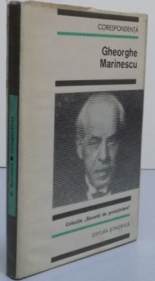GHEORGHE MARINESCU , CORESPONDENTA (1889-19380) , 1968 foto