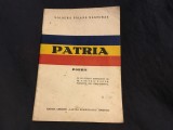 carte poezii - Patria de Volbura Poiana Nasturas / perioada interbelica - 42 pagini !