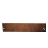 Separator gazon Oțel corten 120 cm lungime, 13,5 - 18,5 cm &icirc;nălțime, bordura gazon - galvanizarea la cald, Larg: 13.5 cm