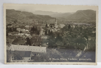 BAIA MARE - VEDERE GENERALA , CARTE POSTALA ILUSTRATA , 1940 foto