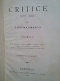 Titu Maiorescu - Critice (1867-1892) (1892)