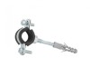 Clema metalica cu cauciuc pentru fixare tevi in perete, 3 / 4&quot;, 26 - 30 mm, Geko G17290