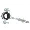 Clema metalica cu cauciuc pentru fixare tevi in perete, 3 / 8&quot;, 15-19 mm, Geko G17288