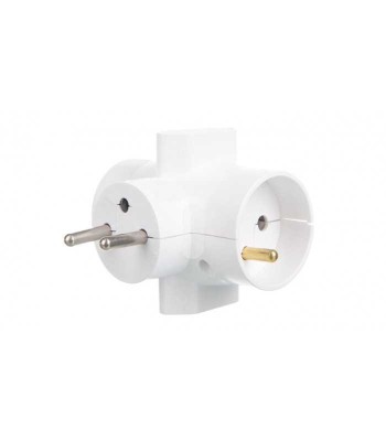 Conector AC supply splitter Layout 2P 2P+PE white TIMEX-ELEKTRO R-46 foto