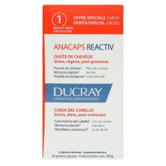Supliment Alimentar, Ducray, Anacaps Expert, Reactiv, Tratament Impotriva Caderii Parului, cu Aminoa