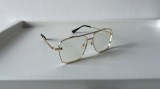 Ochelari Andrew Tate Style - Rama aurie Lentile transparente