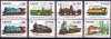 C2679 - Congo(Zaire|) 1980 - Trains 8v.nestampilate MNH, Nestampilat