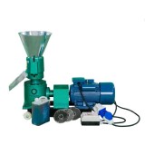 Cumpara ieftin Granulator furaje KL-120, 100 Kg/h, motor inclus 3 Kw, 3 matrite inculuse, transmisie reductor, trifazat 380V