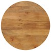 Blat de masă rotund, &Oslash; 70x2,5 cm, lemn masiv de mango brut