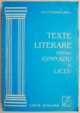 Carte Texte literare Gimnaziu si Liceu - Violeta Barbulescu Beletristica
