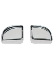 Set 2 oglinzi convexe auto 50mm pentru eliminarea punctelor oarbe, cromate, autoadezive