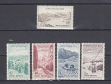 ROMANIA 1964 LP 585 PUNCTE TURISTICE LA MUNTE SERIE MNH