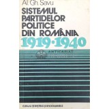 Sistemul partidelor politice din Romania, 1919-1940 - 1976 - AL. GH. Savu (W217)