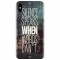 Husa silicon pentru Apple Iphone X, Silence Speaks When Word Cannot