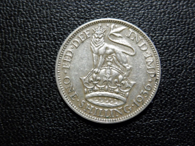Anglia / Marea Britanie / Regatul Unit - 1 Shilling 1936 - George V - Argint 213 foto
