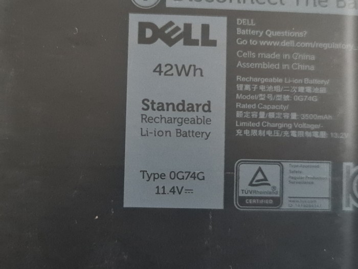 Baterie Dell Latitude Latitude 5310, 2-in-1, 7400, 5300, 5300, 2-in-1, 7300 5310-0G74G