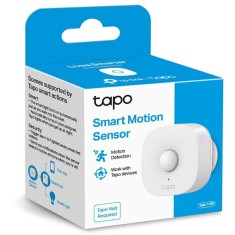 Senzor smart de miscare, necesita hub Tapo H100 pentru functionare, raza pana la 7m, programare prin smartphone aplicatia Tapo, 1 x baterii CR2450, Wi