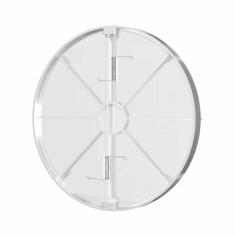 Clapeta antiretur pentru ventilator baie &Oslash;125mm, plastic Alb