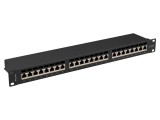 Patch Panel LANBERG 24 Porturi Cat 6a Standard 19" Negru RACK