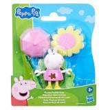 Set figurina cu umbrela, Peppa Pig, Muddy Friends, Suzy, G1350