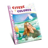 Cumpara ieftin Citesc si colorez - Mica sirena (Litere tipar, silabe)