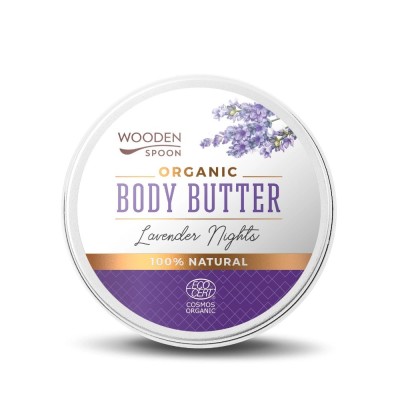 Unt de corp Lavender Nights, bio, 100ml, Wooden Spoon foto
